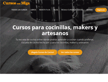 Tablet Screenshot of cursosconmiga.com